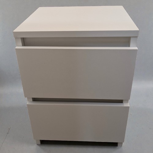 White drawer bedside - 2, table