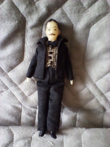 Antique wax gentleman - wax,