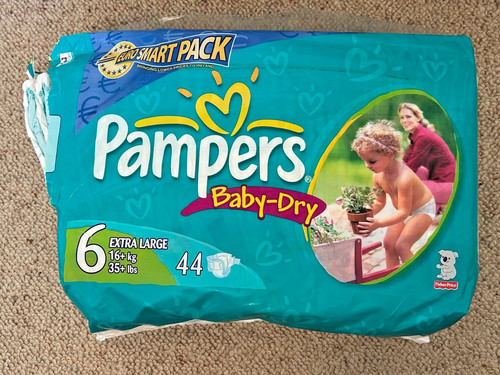 Vintage pampers nappies size - pampers,