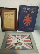 WW1 Memorabilia 3 Pieces.