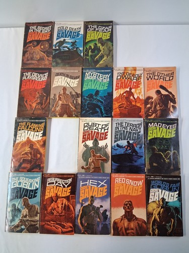 Doc savage bantam books - savage,