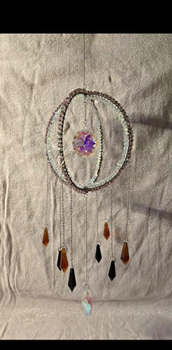 Beaded hanging mobile - hanging,