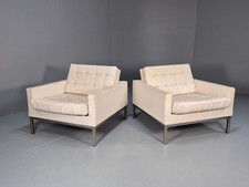 2 Vintage Florence Knoll Lounge chairs Hille Edition 1960s Retro EB9973a MNOR