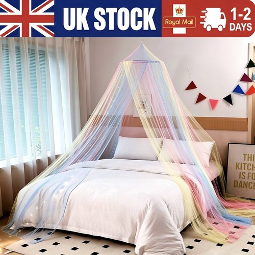 Rainbow bed canopy for - canopy, girls
