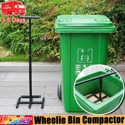 Wheelie bin compactor press - bin,
