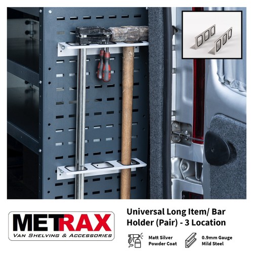 Bar pole broom holder - /,