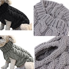 Winter knitted puppy - winter, dog