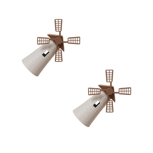 2pcs small farm windmill decor - small,