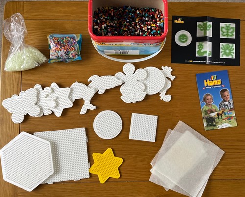 Hama beads glow the - beads,