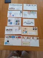 GB 10 X 1980's FDCs Bulk