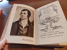 The Poetical Works Of Robert Burns (Hardback Circa 1920) Collins