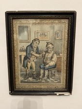 After James Gillray Early 19th C 1800 Etching Medical Macabre Etching Framed