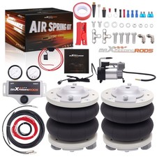Air Suspension Kit W/ Dual Gauge Compressor for Peugeot Boxer 1994-2024 4000KG