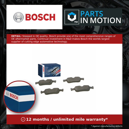 Brake pads set - pads, 0986494812
