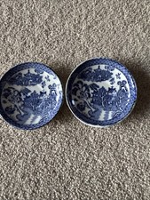 2 x Willow Pattern Small