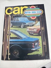 CAR Magazine October 1967, Motor Show, GT6, Fiat 124S, Bond 2 Litre, Rover V8