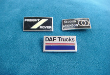 FREIGHT ROVER - LEYLAND DAF - SEDDON ATKINSON truck lorry vintage enamel badges