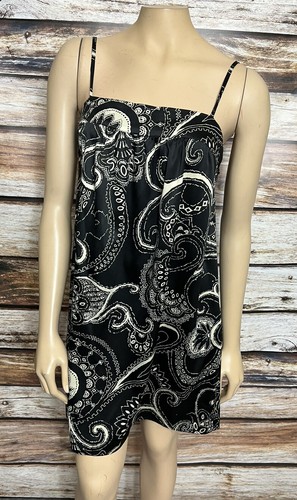 Express black white mini dress - black,