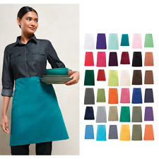 Premier Mid-Length Apron (PR151) - Kitchen Waitress Workwear Short Length Aprons