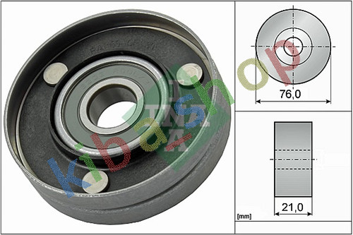 Poly belt pulley fits - poly, audi