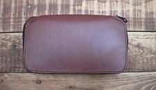 Fly Fishing Fly Wallet Brown Real Leather 7"x 4" with option to PERSONALISE 