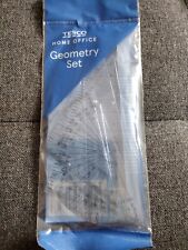 Brand New - Unopened - Tesco Home Office - Maths 4 Piece Geometry Set
