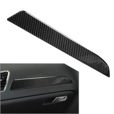Carbon Fiber Interior Copilot Dashboard Panel Trim Cover Fit Audi A4 B8 A5
