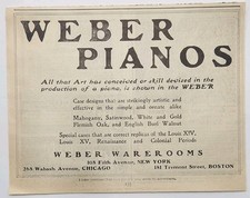 1901 Weber Piano Music