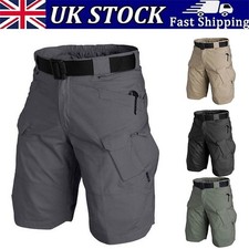 Men's Cargo Quick Dry Tactical Shorts Lightweight Outdoor Hiking Multi Pockets