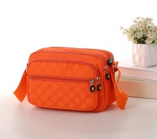 Ladies Crinkle Nylon Satchel