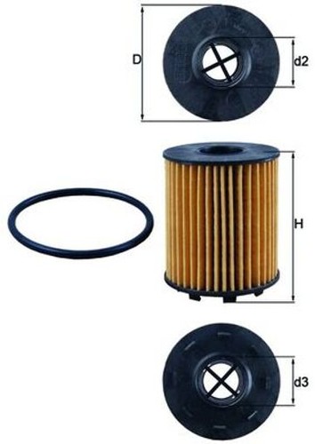 Fits filtry knecht mahle ox - filtry,
