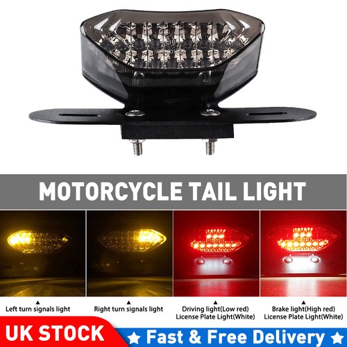 Motorcycle led rear tail light - rear,