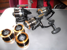 3 x Pezon & Michel Luxor 800 SW LC Carp Sea Marker Spod Fishing Reels