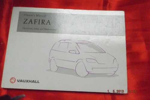 Vauxhall zafira 2002my owners - vauxhall,