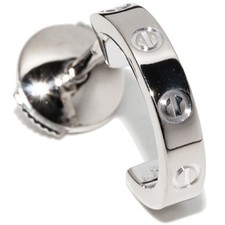 Cartier Earrings K18WG Mini