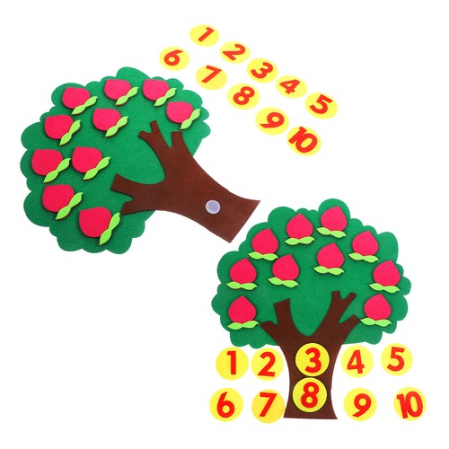 Interactive felt number tree - interactive,