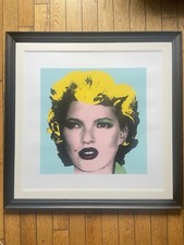 BANKSY - West country prince KATE MOSS Blue limited EDITION 