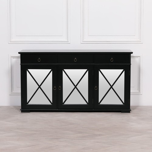 Seconds black mirror door - black,