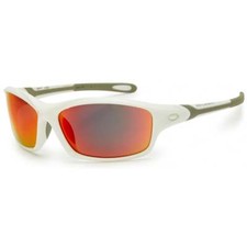 BLOC DAYTONA XWR60 Mens/Womens Sunglasses SHINY WHITE / RED MIRROR CAT.3