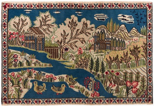 Kashan cm hand knotted - x,