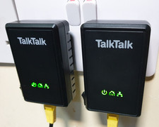 2 x D-Link TalkTalk DHP-300AV Powerline Adapters  BT Sky, Virgin, EE + Ethernet