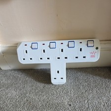 Maplin 5 Way Plug Adapter UK