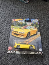 Hot Wheels Mattel Premium Boulevard #69 98 Subaru Impreza 22B STI Version Yellow