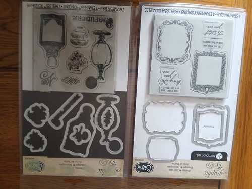 Graphic and sizzix stamp - 2x, 45