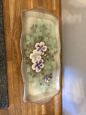 Vintage/antique Dresser Set, Tray And Trinket Box