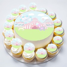 Circus Elephant Horse Carousel