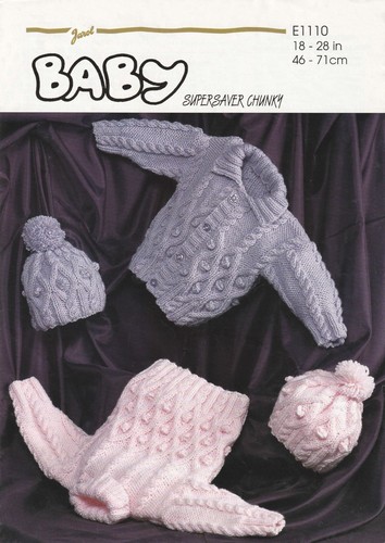 Baby sweater jacket hat - baby's,