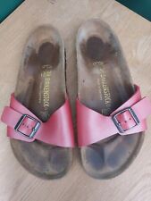 Birkenstock Size 5.5 39 Pink Madrid Regular Fit Sandals 