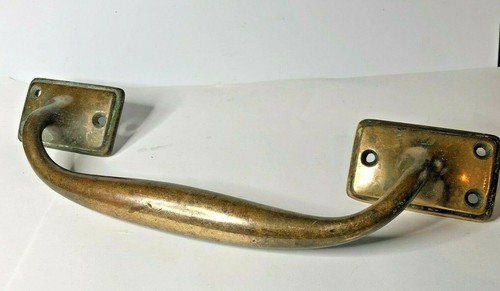 Original copper door pull - door,