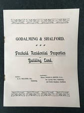 Godalming & Shalford Freehold Residential Properties Building 1909 local history